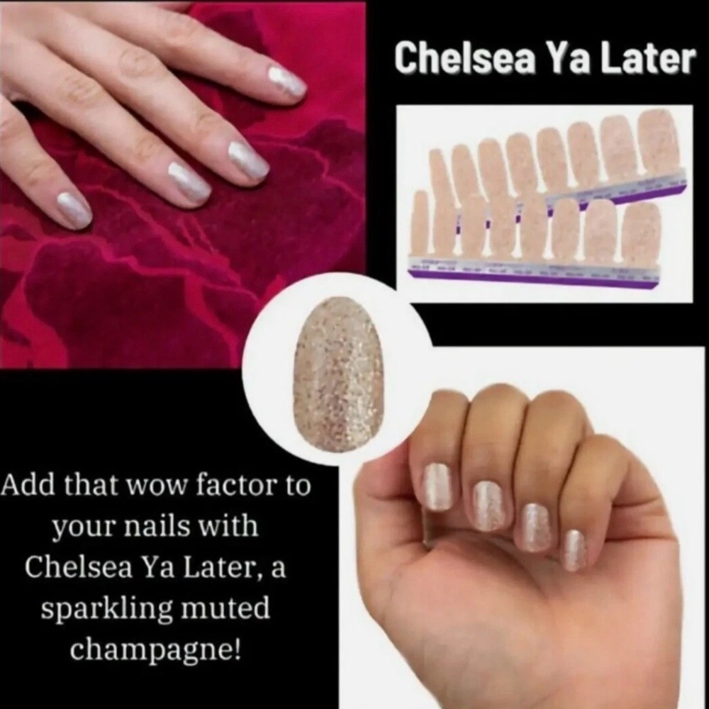 Color Street CHELSEA YA LATER  COLOR  STREET NAIL STRIPS